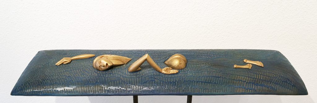 Manuel Müller, "Nageuse", 2016. Sculpture, bronze 2/8