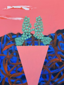 Manu Perez, PAYSAGE N° 2, 2022, acrylique sur toile, 116 x 89 cm