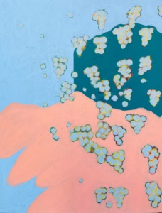 Manu Perez, PAYSAGE N° 4, 2022, acrylique sur toile, 116 x 89 cm