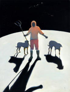 Manu Perez, FABIO, 2020, acrylique sur toile, 116 x 89 cm.