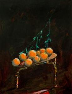 Manu Perez, MYSTÈRE, 2022, acrylique sur toile, 116 x 89 cm.