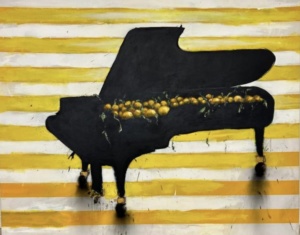 Manu Perez, SANS TITRE, 2023, acrylique sur toile, 162 x 130 cm.