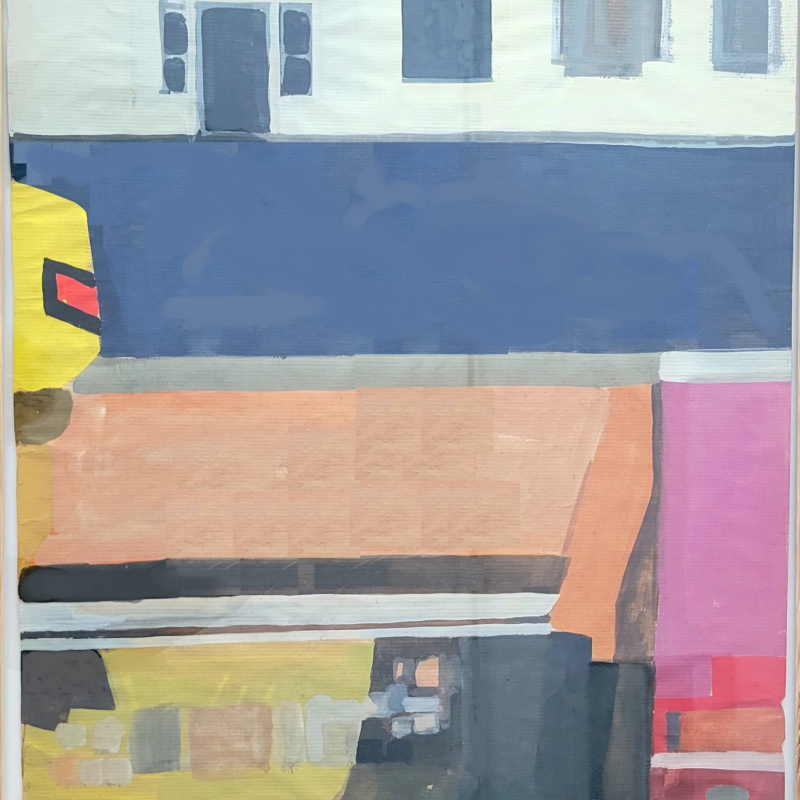 RemasterDirector_V0 Emilienne Farny, PARIS, FACADES, 1964, acrylique sur toile, 125 x 100 cm