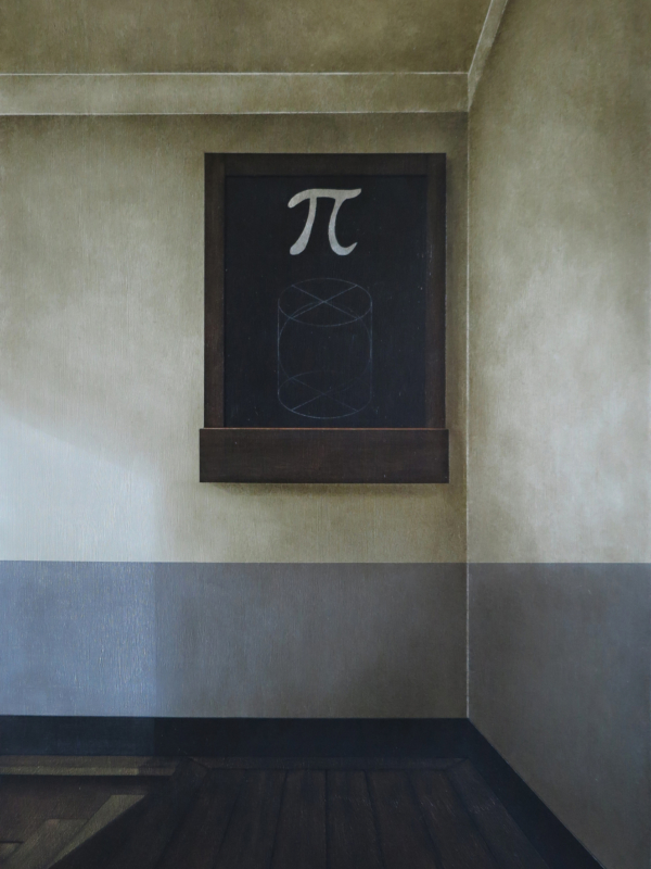 Arduino Cantàfora, AUX ORIGINES, PE COMME PERIPHERIE, 2023, Vinylique et huile sur bois, 70x50 cm