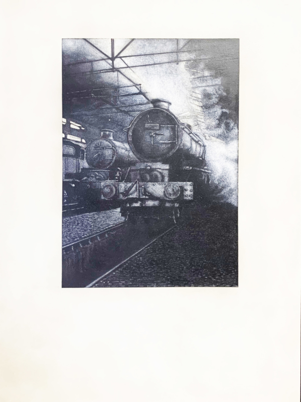 Arduino Cantàfora, BUCHE D'ISPEZIONE II, 2011, vinylique et huile sur bois, 70 x 50 cm