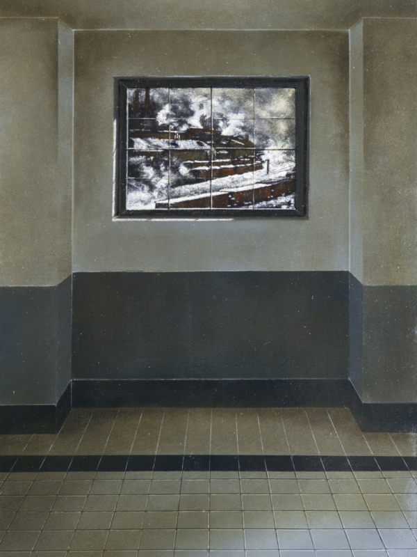 Arduino Cantàfora, PICCOLI PAESAGGI II, 2009, vinylique sur bois, 50 x 29.5 cm