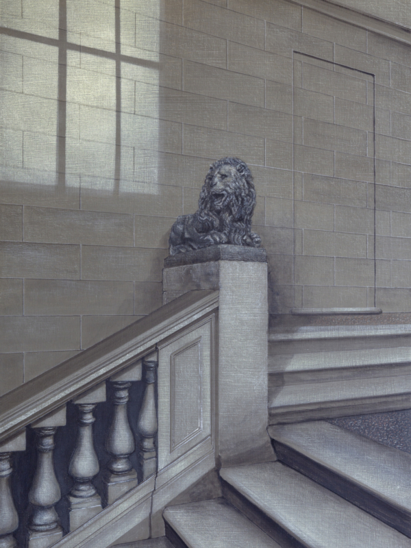 Arduino Cantàfora, SPIRITO NEOCLASSICO, 2020, vinylique et huile sur bois, 50 x 30 cm