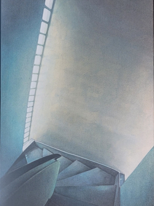 Atsuko Sasaki, ELECTRICITÉ III, 2003, huile sur toile, 55 x 38 cm.