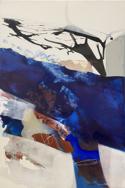 10 Joanna Ingarden, "Sans titre", 2023, acrylique sur toile, 120 x 80 cm