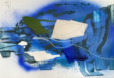 13 Joanna Ingarden, "Sans titre", 2024, acrylique sur toile, 90 x 130 cm