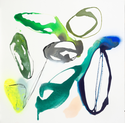 14 Joanna Ingarden, "Sans titre", 2022, acrylique sur toile, 100 x 100 cm