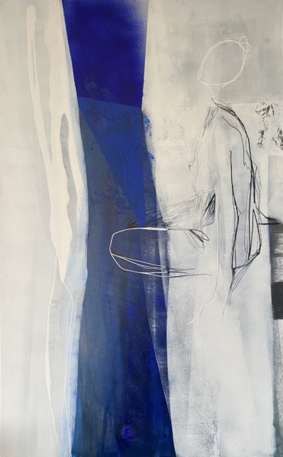 17 Joanna Ingarden, "Sans titre", 2024, acrylique sur toile, 130 x 81 cm