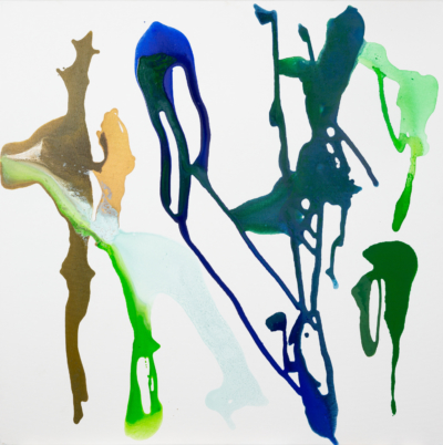 19 Joanna Ingarden, "Sans titre", 2022, acrylique sur toile, 100 x 100 cm