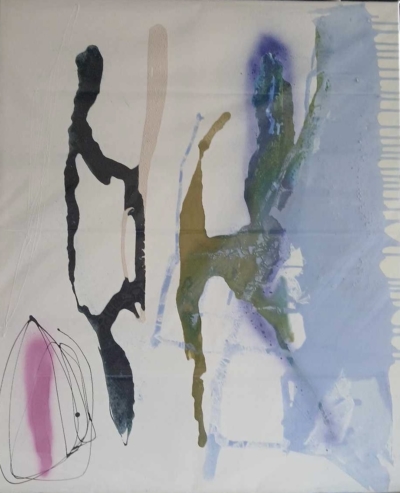 23 Joanna Ingarden, "Sans titre", 2024, acrylique sur toile, 120 x 100 cm