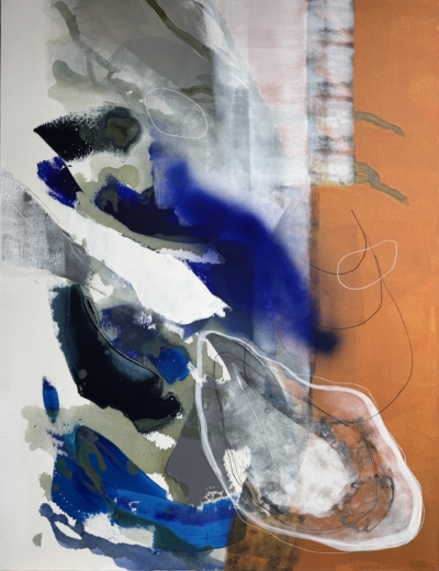 28 Joanna Ingarden, "Sans titre", 2025, acrylique sur toile, 116 x 89 cm