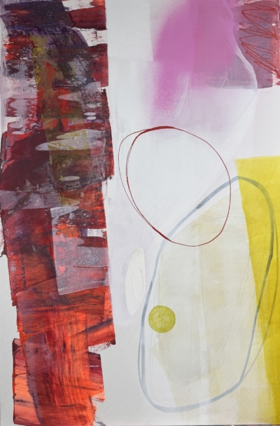 30 Joanna Ingarden, "Sans titre", 2022, acrylique sur toile, 120 x 80 cm