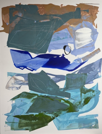 33 Joanna Ingarden, "Sans titre", 2024, acrylique sur toile, 130 x 100 cm