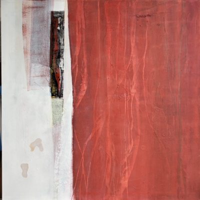 34 Joanna Ingarden, "Sans titre", 2025, acrylique sur toile, 100 x 100 cm