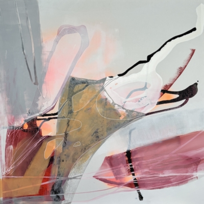 37 Joanna Ingarden, "Sans titre", 2024, acrylique sur toile, 100 x 100 cm