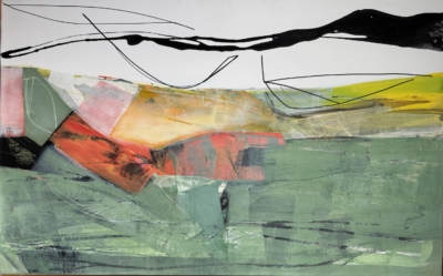 39 Joanna Ingarden, "Sans titre", 2024, acrylique sur toile, 73 x 116 cm