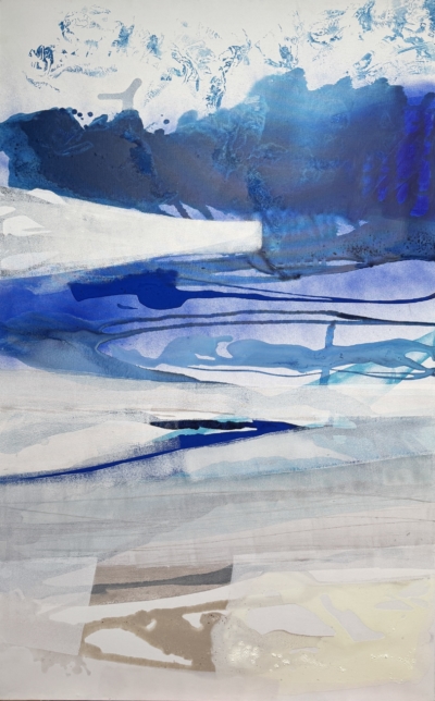 43 Joanna Ingarden, "Sans titre", 2022, acrylique sur toile, 130 x 81 cm