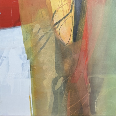 44 Joanna Ingarden, "Sans titre", 2024, acrylique sur toile, 50 x 50 cm