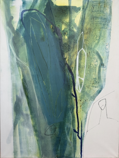 46 Joanna Ingarden, "Sans titre", 2021, acrylique sur toile, 80 x 60 cm