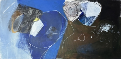 50 Joanna Ingarden, "Sans titre", 2018/2025, acrylique sur toile, 50 x 100 cm