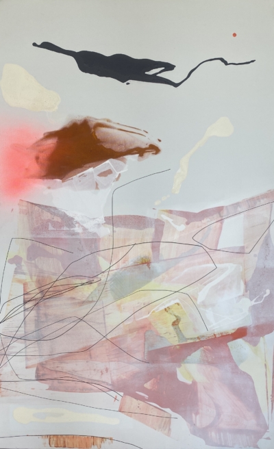 130/80 Joanna Ingarden, "Sans titre", 2024, acrylique sur toile, 130 x 81 cm