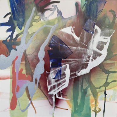 57 Joanna Ingarden, "Sans titre", 2025, acrylique sur toile, 100 x 100 cm