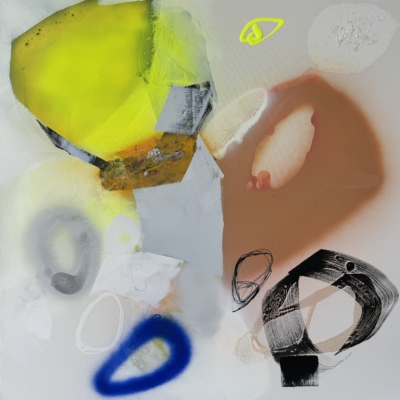 100/100 Joanna Ingarden, "Sans titre", 2022, acrylique sur toile, 100 x 100 cm