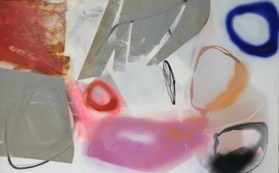 81/130 Joanna Ingarden, "Sans titre", 2022, acrylique sur toile, 130 x 81 cm