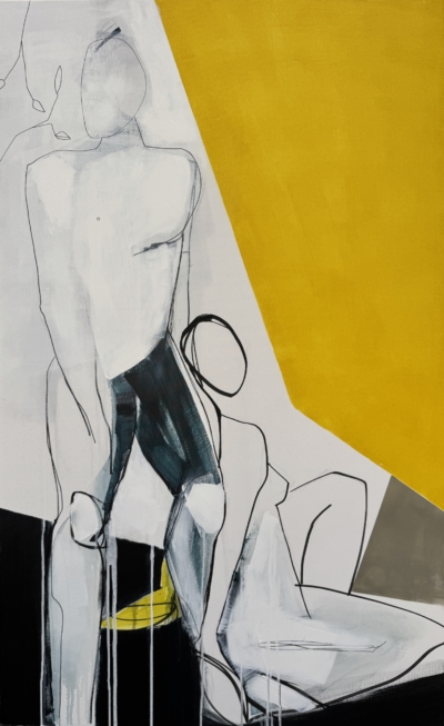 61 Joanna Ingarden, "Sans titre", 2024, acrylique sur toile, 140 x 120 cm