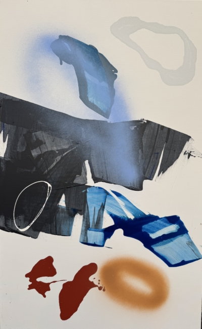 62 Joanna Ingarden, "Sans titre", 2025, acrylique sur toile, 130 x 81 cm