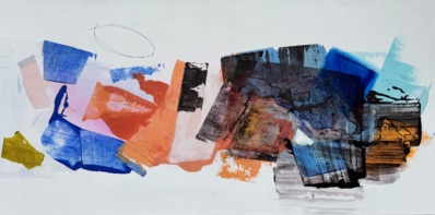 64 Joanna Ingarden, "Sans titre", 2024, acrylique sur toile, 200 x 100 cm