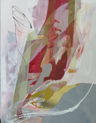 116/89 Joanna Ingarden, "Sans titre", 2022, acrylique sur toile, 116 x 89 cm