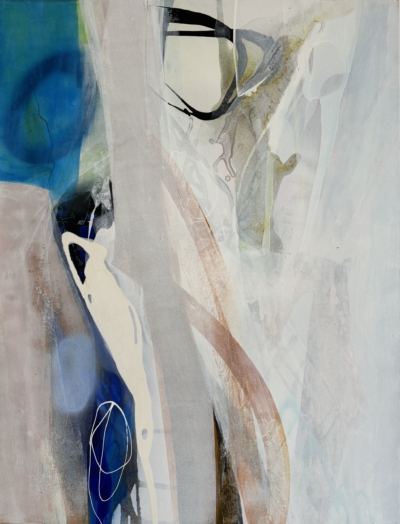 9 - entrelacée Joanna Ingarden, "Entrelacée", 2023, acrylique sur toile, 116 x 89 cm