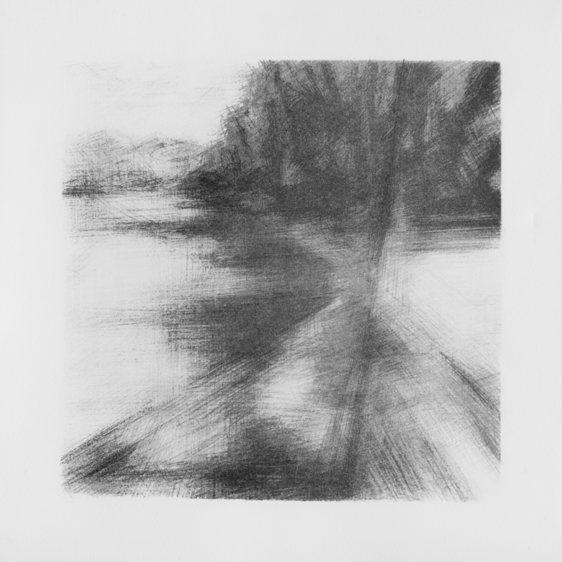 Lithographie IDEM Paris - 30x30 - 2021 - 1 Corinne Kramer, "Sans titre", 2021, lithographie (atelier IDEM Paris), 30 x 30 cm