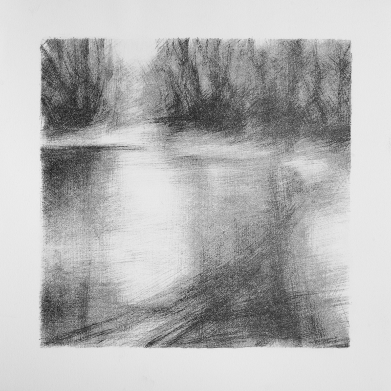 Lithographie IDEM Paris - 30x30 - 2021 Corinne Kramer, "Sans titre", 2021, lithographie (atelier IDEM Paris), 30 x 30 cm
