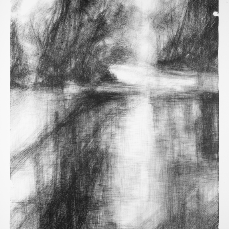 Lithographie IDEM Paris - 92.5x65.5 - 2021 Corinne Kramer, "Sans titre", 2021, lithographie (atelier IDEM Paris), 92,5 x 65,5 cm