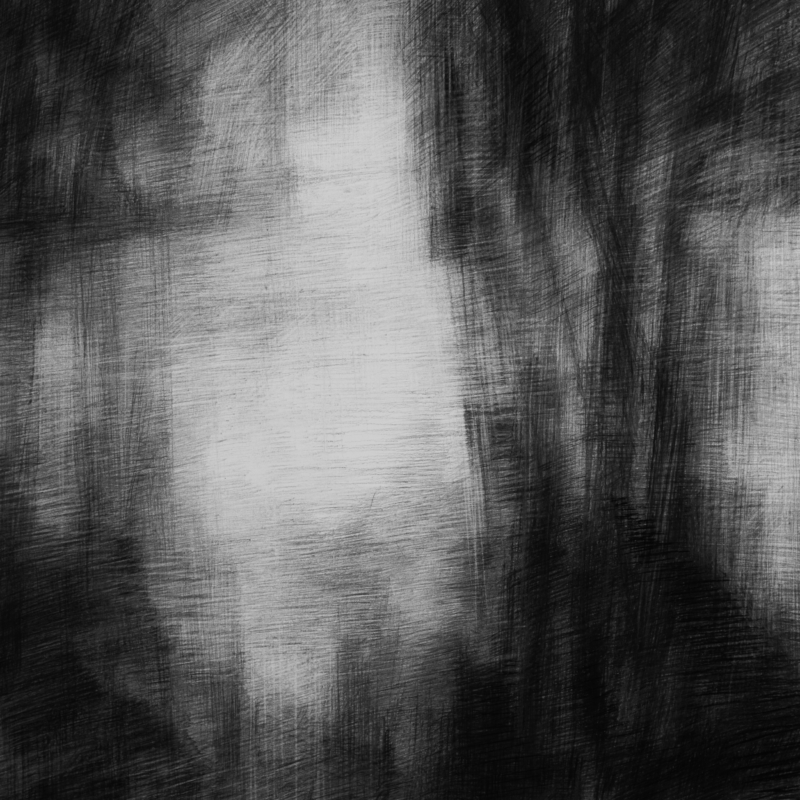 fusain-pierre_noire_70x70_2024- Corinne Kramer, "Sans titre", 2024, fusain et pierre noire, 70 x 70 cm
