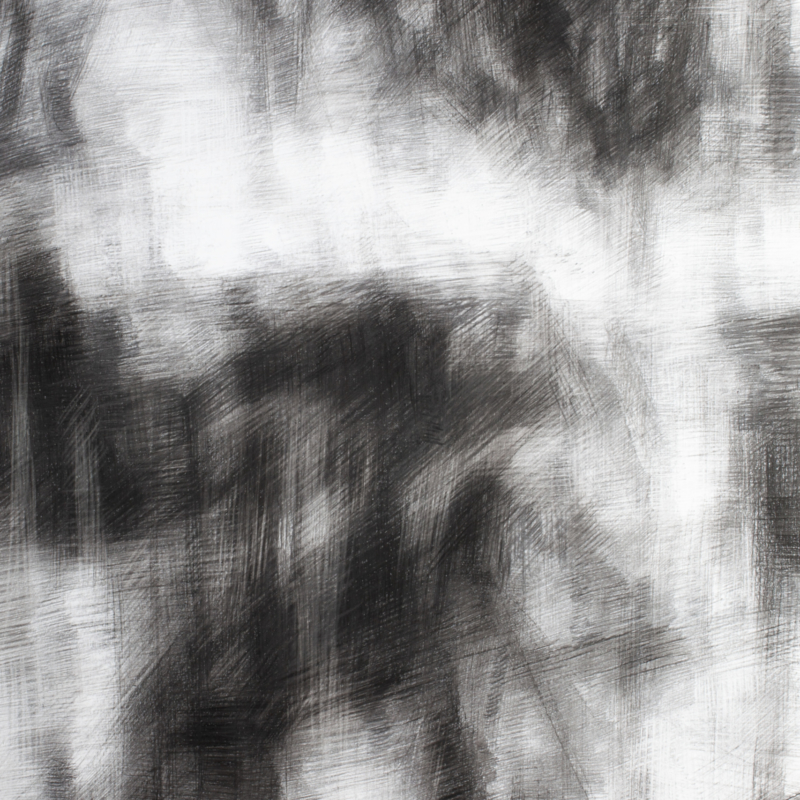 fusain-pierrenoire_80x110_2023 Corinne Kramer, "Sans titre", 2023, fusain et pierre noire, 110 x 80 cm