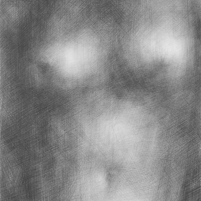 pastel à l'huile - 50x70 - 2020-3 Corinne Kramer, "Sans titre", 2020, pastel à l'huile, 70 x 50 cm