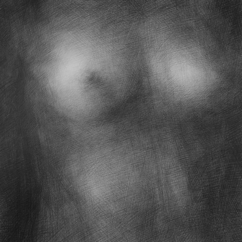 pastel à l'huile - 60x80 - 2025-2 Corinne Kramer, "Sans titre", 2025, pastel à l'huile, 80 x 60 cm