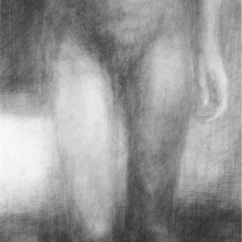 pastel à l'huile - 65x100 - 2017 Corinne Kramer, "Sans titre", 2017, pastel à l'huile, 100 x 65 cm