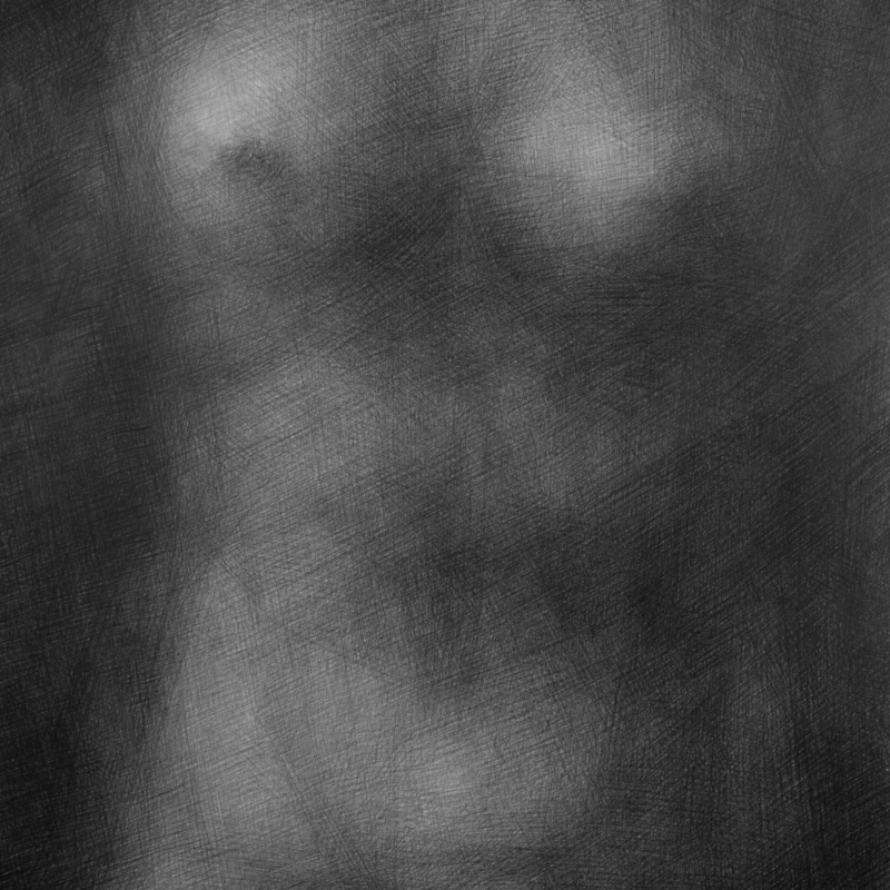 pastel à l'huile - 65x100 - 2025-1 Corinne Kramer, "Sans titre", 2025, pastel à l'huile, 100 x 65 cm