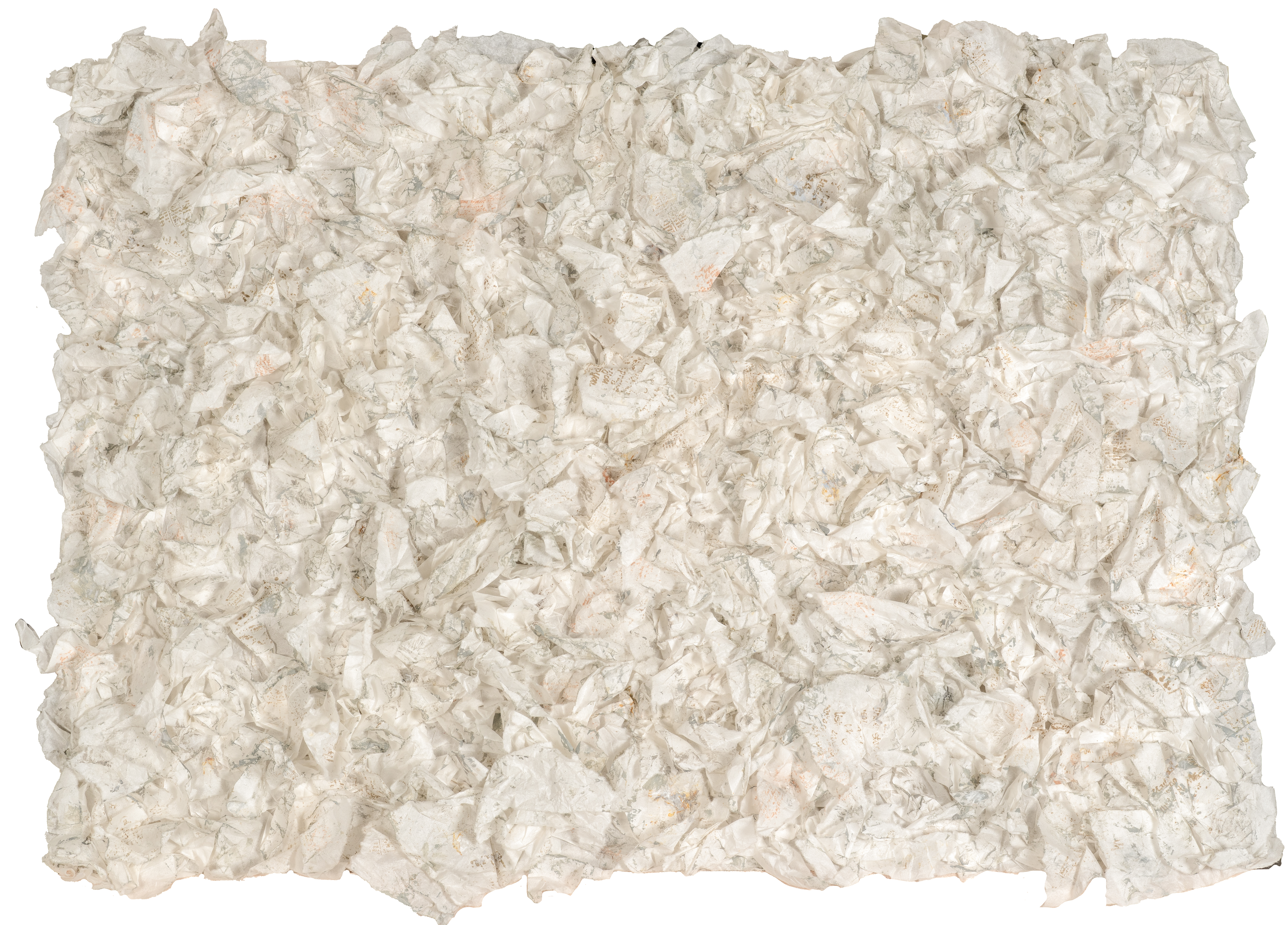 Fati KHOSROSHAHI, "Le rêve des Anges n° 3", 2021, collage et technique mixte sur carton, 55 x 80 cm (série De Quoi Rêvent les Anges)