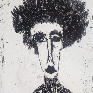 OYEX Jacqueline, "sans titre", aquatinte, 1964.