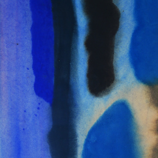 DUBUIS Fernand, "Composition", aquarelle sur papier, 1958.