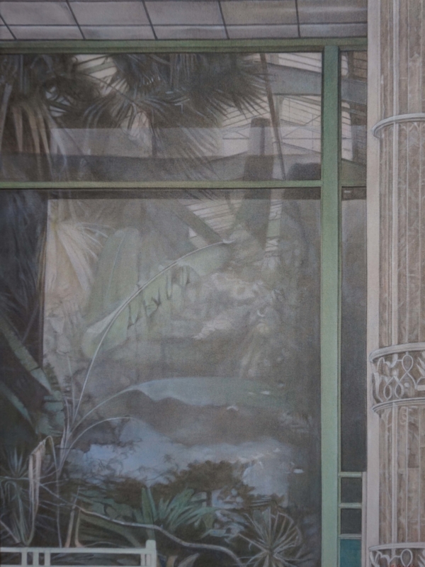 Atsuko Sasaki, "Mist", 2025, huile sur toile, 100 x 73 cm